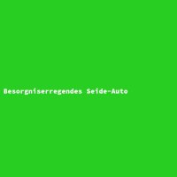 Besorgniserregendes Seide-Auto