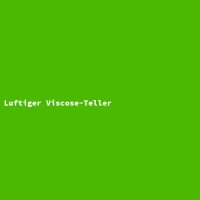 Luftiger Viscose-Teller